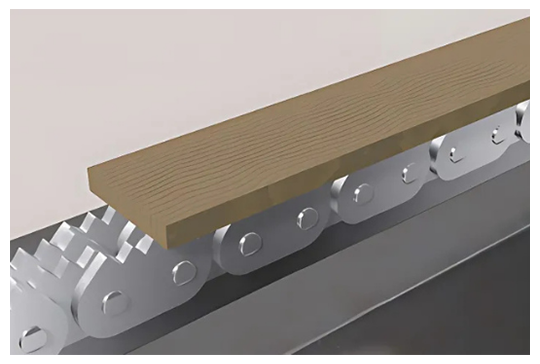 特殊アタッチメント付きチェーン木工用耐摩耗仕様