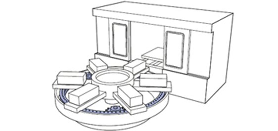 Machine tool pallet changer 