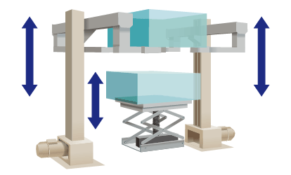 Using together with cantilever lifter 