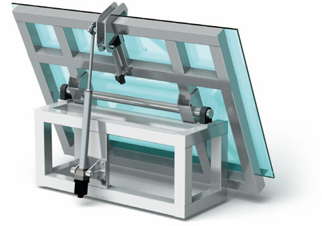 Glass substrate tipper 
