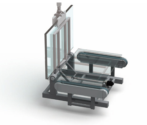 Work piece standing device 