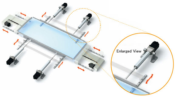 Frame assembling device 