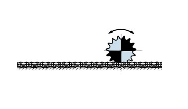 Pin gear drive 