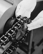 Connecting on a sprocket 