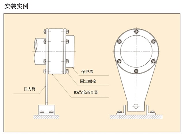 BS系列 安全盖安装例