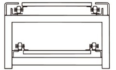 Examples showing a cross rod conveyor
