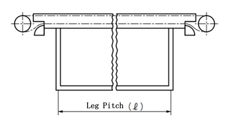 Conveyor Leg Pitch 