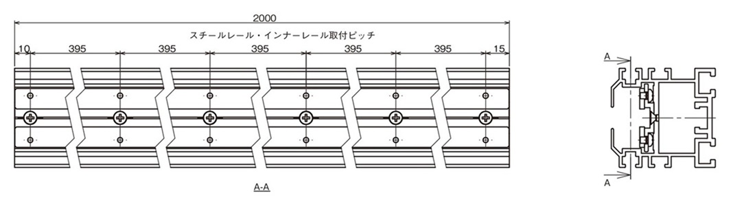 中間用フレーム組立図