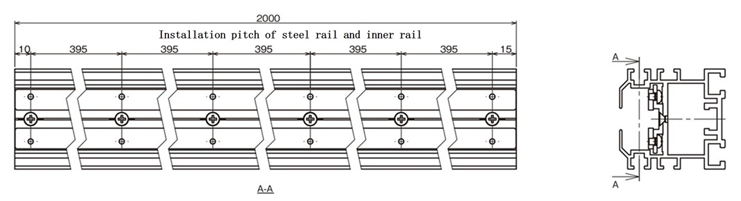 Construction Diagram of Middle-Section Frame 