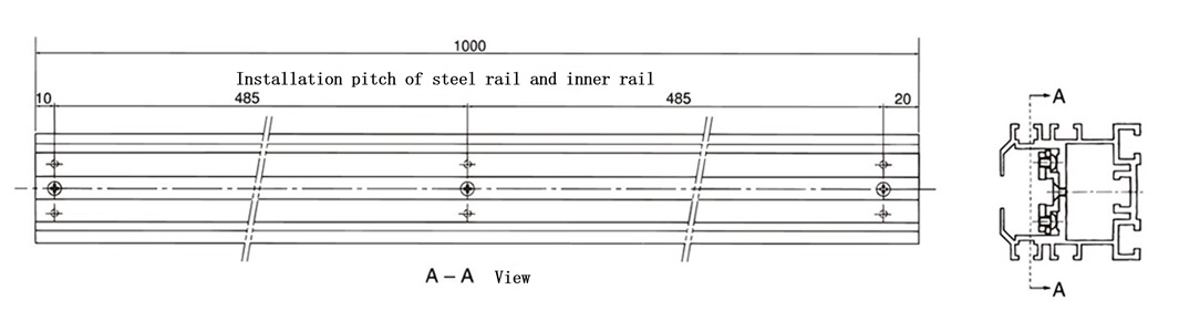 Construction Diagram of Frame for the Drive and Driven Sections 