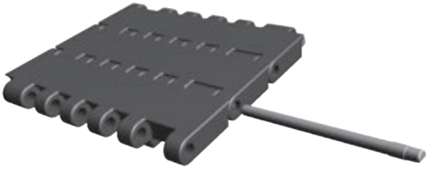 Special stepped plastic connecting pin