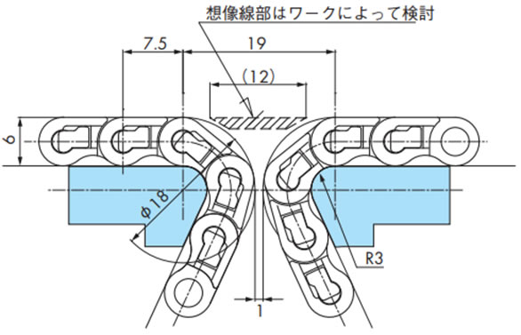 WT0700シリーズノーズバー突合せレイアウト