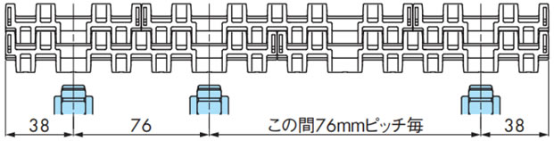 取付ピッチ