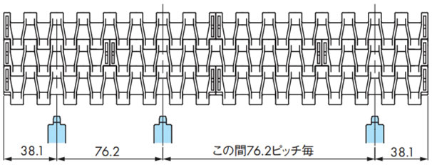 取付ピッチ