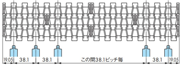 取付ピッチ