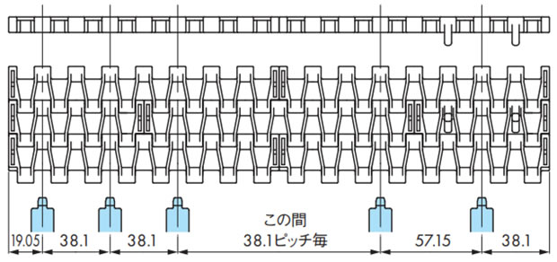 取付ピッチ