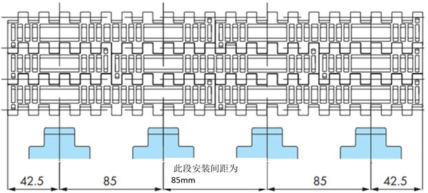 安装间距