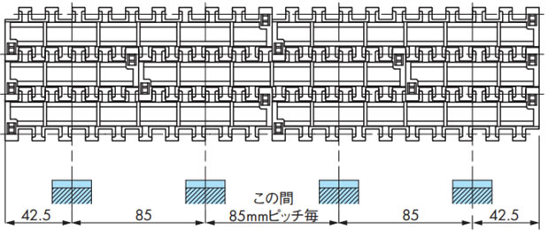 取付ピッチ