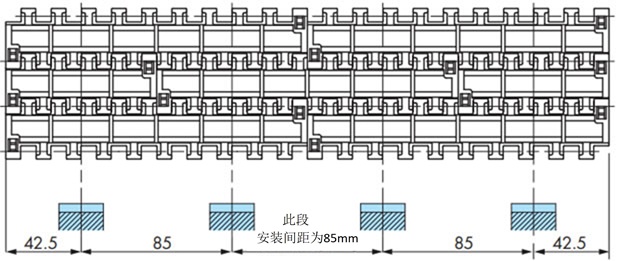 安装间距