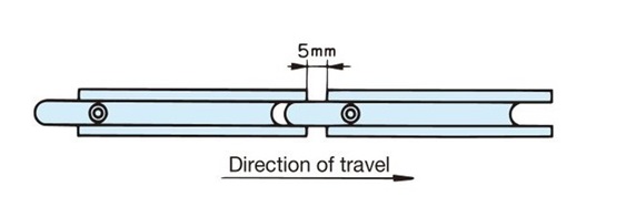 Wearstrip mounting 