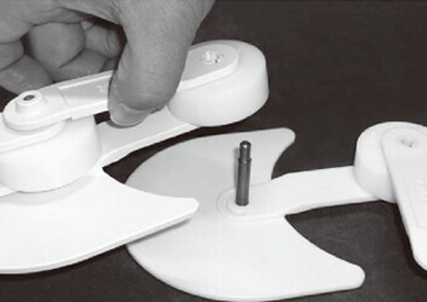 For Plastic Crescent Top Chain