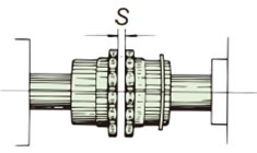 Fasten the sprockets in place with set screws. 