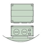 Shape of terminal box 
