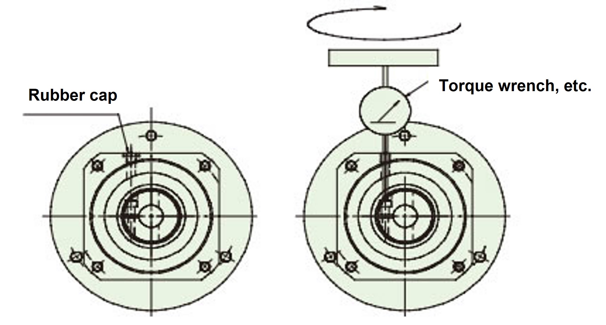 Tightening of clamp specification set bolt 