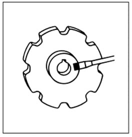 Sprocket anti-rust treatment 