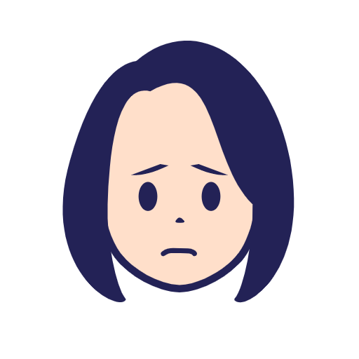 困り顔アイコン