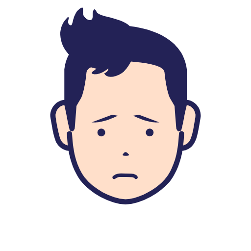 困り顔アイコン