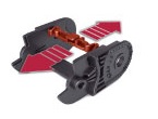 Integrated spring swivel stay and link