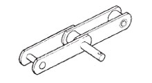 With extended pins