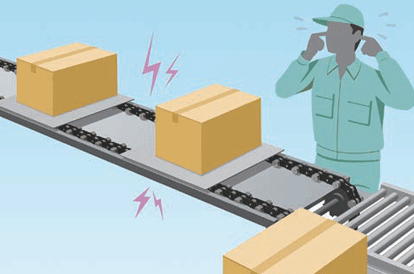 Abnormal noises occur and chains wear quickly if they are not lubricated.