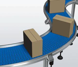 Cardboard box conveyance Illustration 