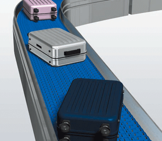 Suitcase conveyance Illustration 
