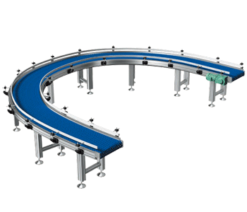 180-degree curves Layout example 