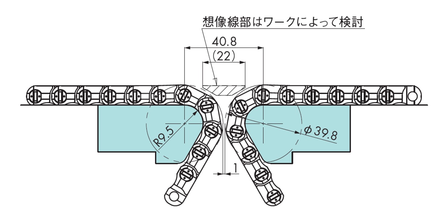 突合せレイアウト時のデッドスペースを削減