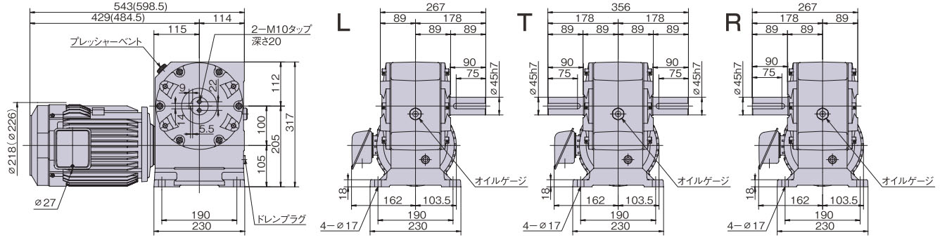 CSMR220-401L60R 詳細情報 - 減速機