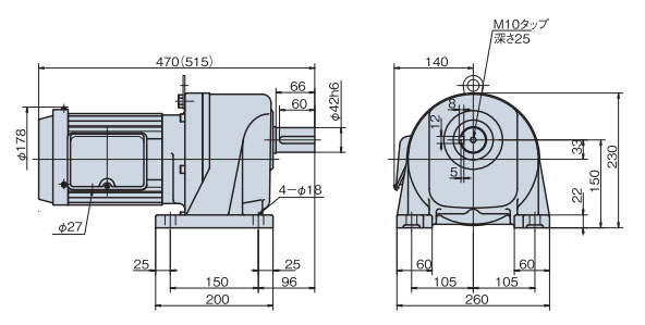 GMTR075-42L200 Detailed Information - Reducers