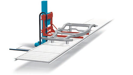 Application Example ：Conveying automotive frames 