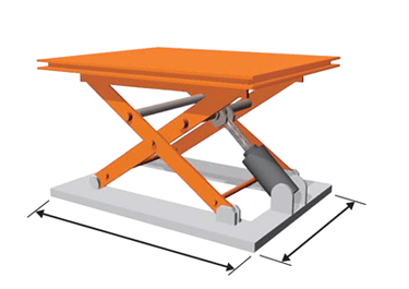 With hydraulic table lifters…