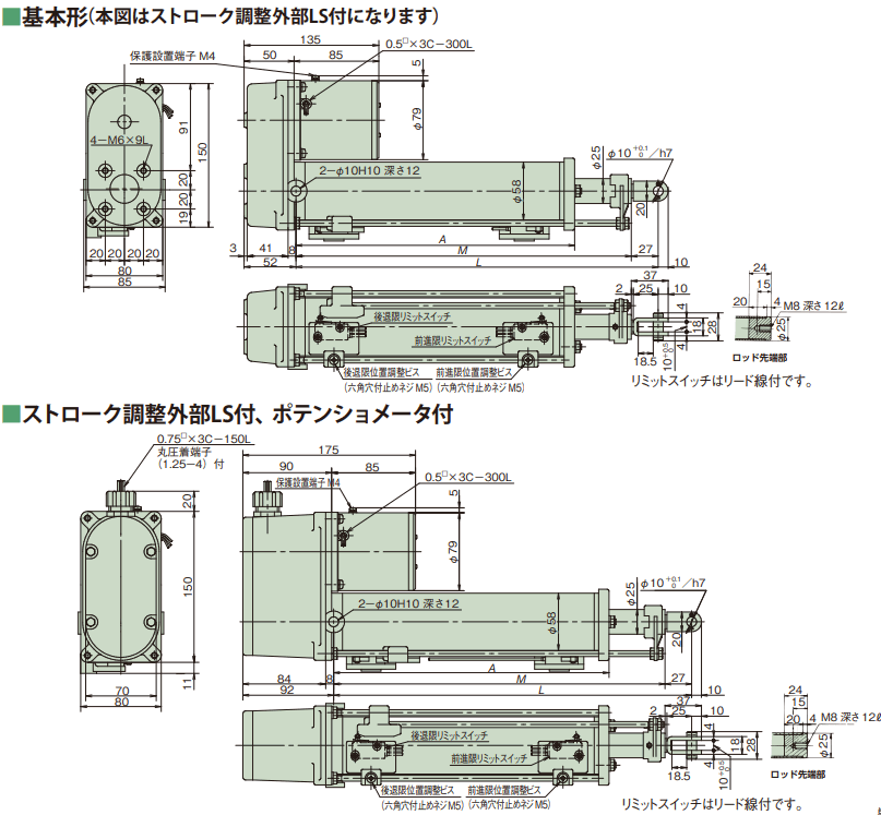 LP40L2 詳細情報 - パワーシリンダミニシリーズ - つばき産業用機械