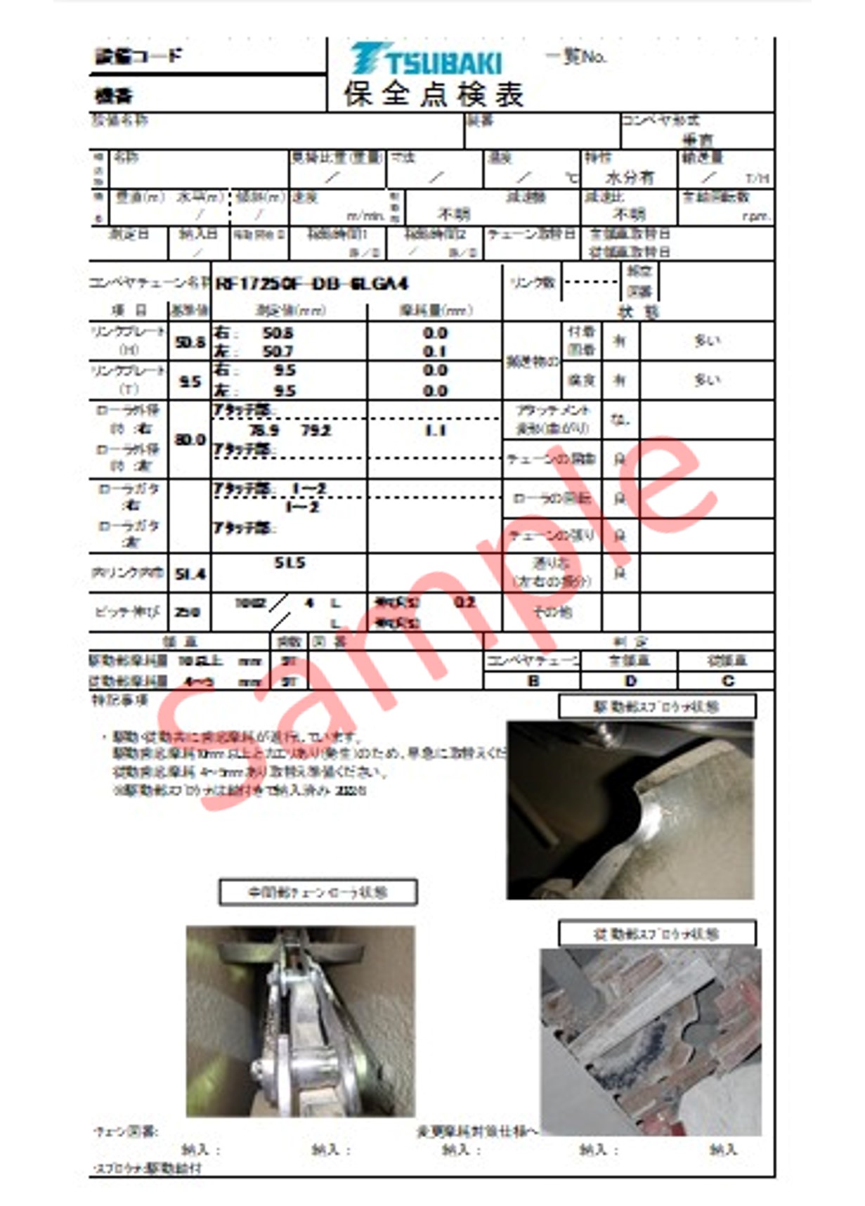 Inspection report