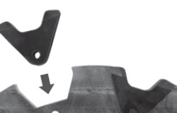 Block Replaceable Tooth Type 
