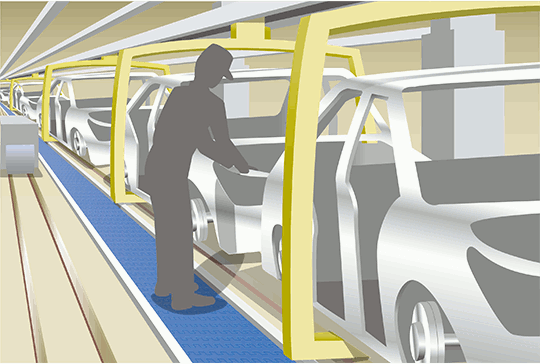 プラスチックモジュラーチェーン　ソリューション事例